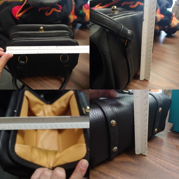 Vintage Spilene double handled doctor style purse - Picture 6 of 6